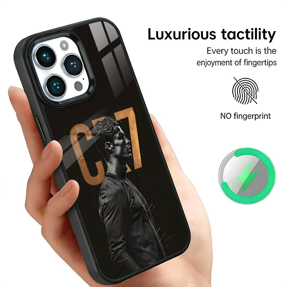 C-Cristiano R-Ronaldo Phone Case For iPhone17,16,15,14,13,12,11 Plus,Pro Max, New Magnetic Wireless Charging