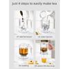 Heat Resistant Multifunction Teas Coffee Mug With Builts In Removable Infuser And Leak Proof Design For Home Travel Use