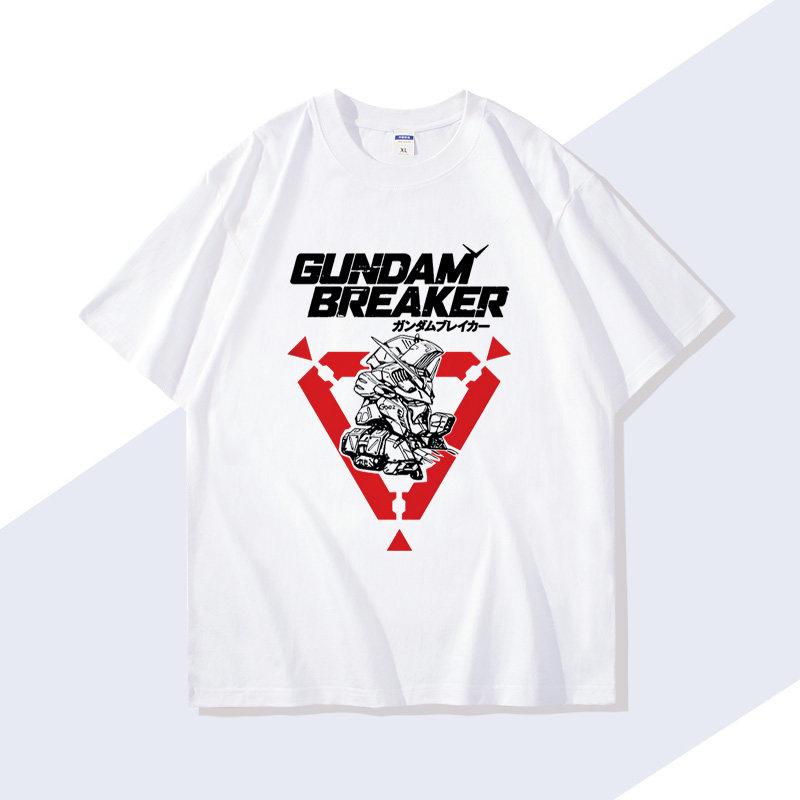 

Summer 2026 Mecha Destruction Street Style Theme 100 Pure Cotton Printed Loose Tshirt for Unisex and Women Parentchild Top S