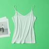 Ultra-Thin 100% Mulberry Silk V-Neck Camisole Tank for Women - Summer Base Layer