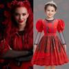 2026 New Hot Descendants Red Kids Dress Set Halloween Stage Performance Costume