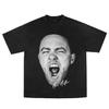 Portret Maca Millera Unisex Czarny Bawełniany T-shirt Wszystkie Rozmiary S345XL Unisex T-Shirt