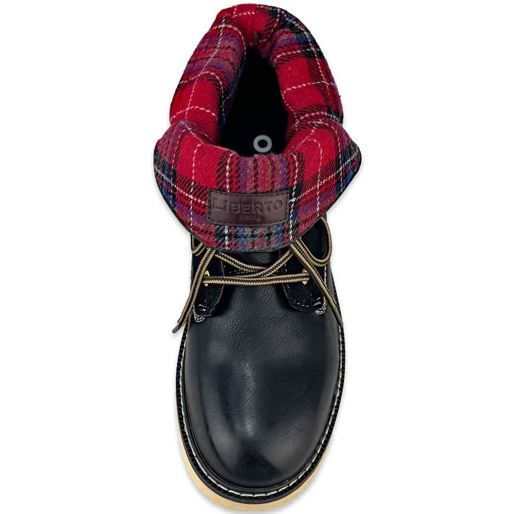 Edwin Waterproof Work Boots with Cuffs for Snow and Rain Size Men's (Black, 27cm)