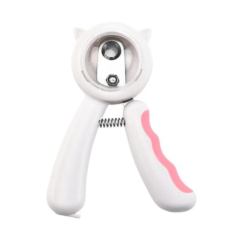 

Товары для груминга питомцев Кошки Собаки Кусачки для ногтей Щенки Котята Триммер для когтей пальцев Ножницы для ногтей Защита от разлетающихся ногтей розовый