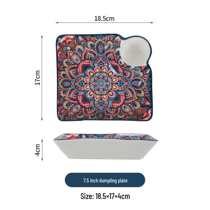 ZISIZ Bohemian Ceramic Dinnerware Collection