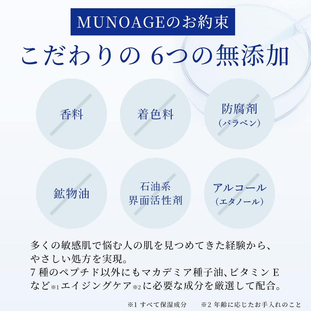 Munoage Firming Elasticity Smooth Lightweight Moisturizing Cream for Sensitive and Dry Skin Rejuvenation Cream Official Limited Edition Gift Set &