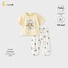 TONGTAI Baby Summer Short Sleeve Top & Pants Set