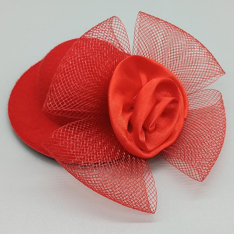 Noblewoman Butterfly Crown Headdress: 11.5" Doll Accessory with Flannel Yarn Net