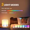 Rgb Colorful Night Light 7 Color-Changing Adjustable Brightness Table Lamp With Handle For Bedroom