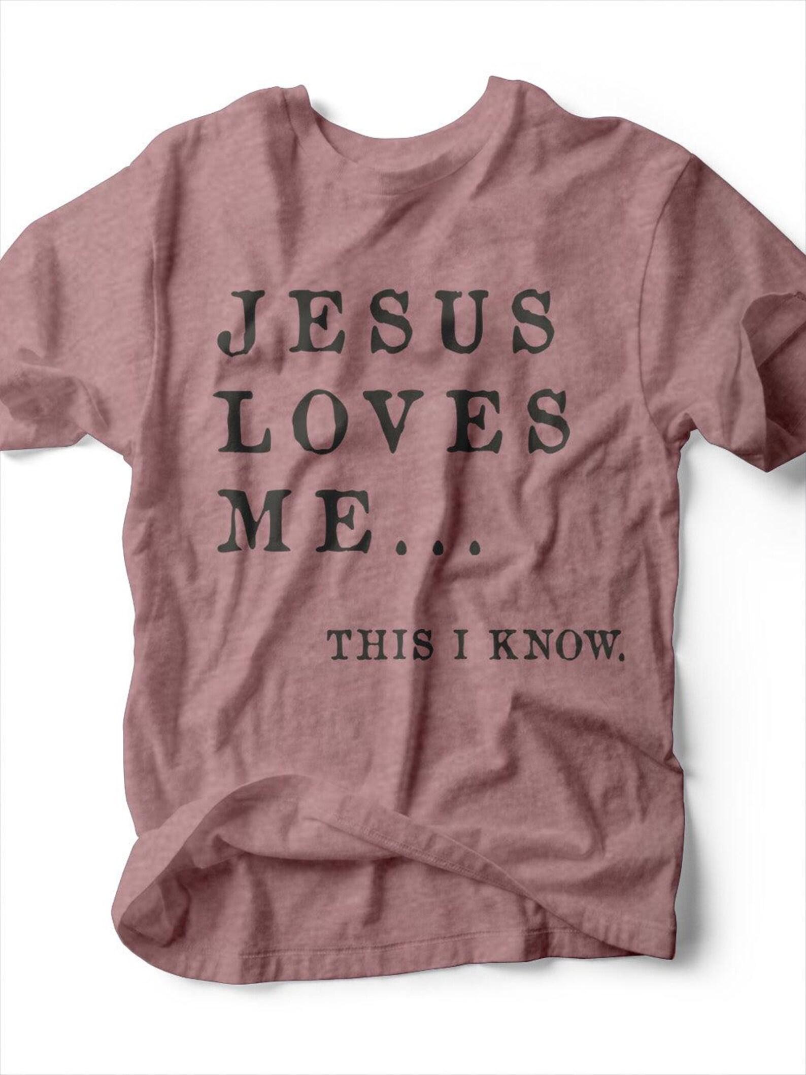 Jesus Loves Me | Kid s T-Shirt | Ruby s Rubbish® S