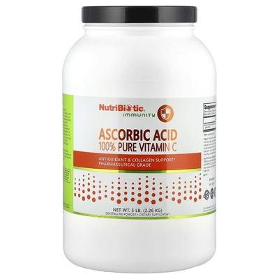 Immunität, Ascorbinsäure, 100% reines Vitamin C, Kristallpulver, 2,26 kg (5 Pfund)