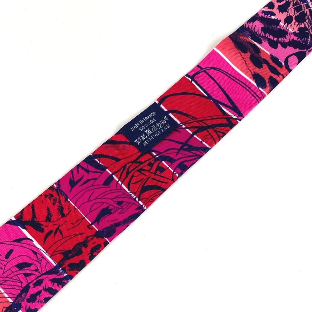 HERMES Jungle love Twilly Twilly Bandeau Accessories Scarf silk Multicolore