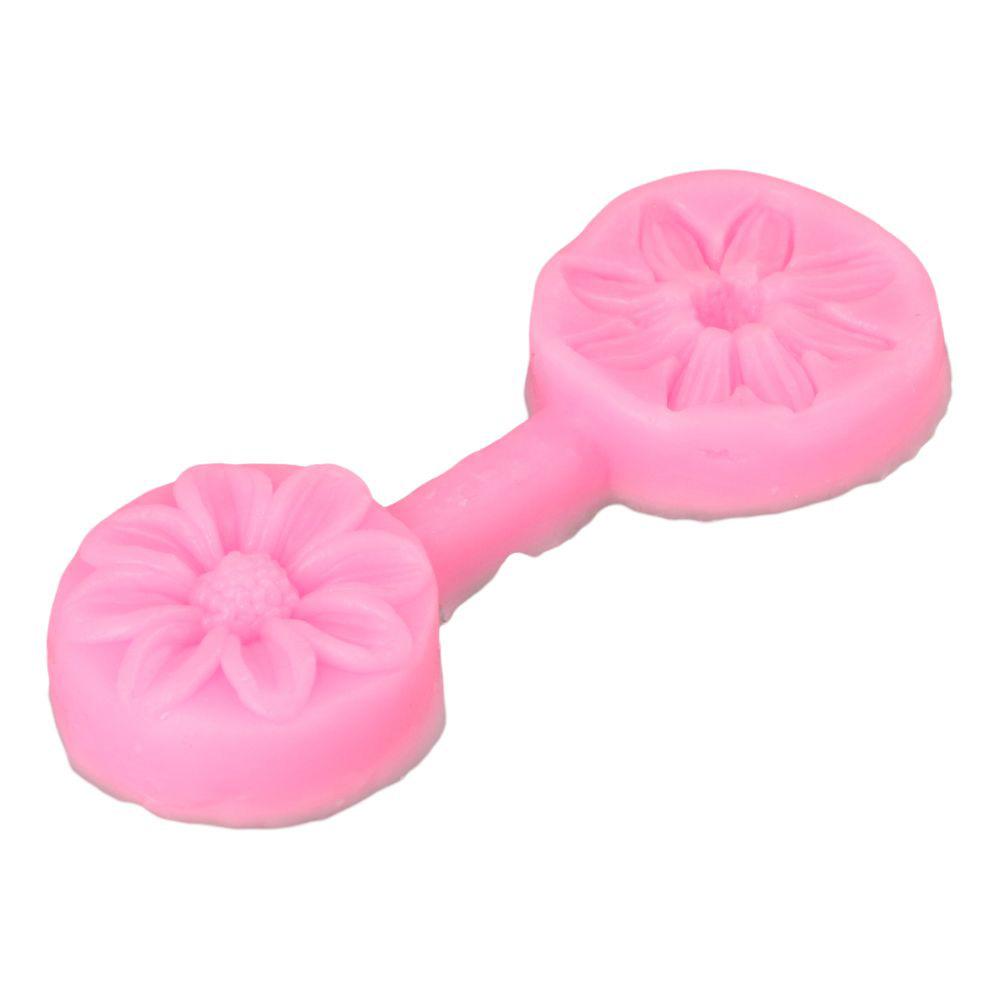 Silicone Polymer Clay Cutters Pink Flower Petals Clay  Polymer Clay Accessories