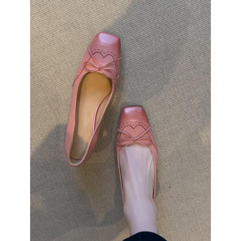 

Black temperament high heels women s senior not tired feet bow light mouth single shoes commuter shoes 40