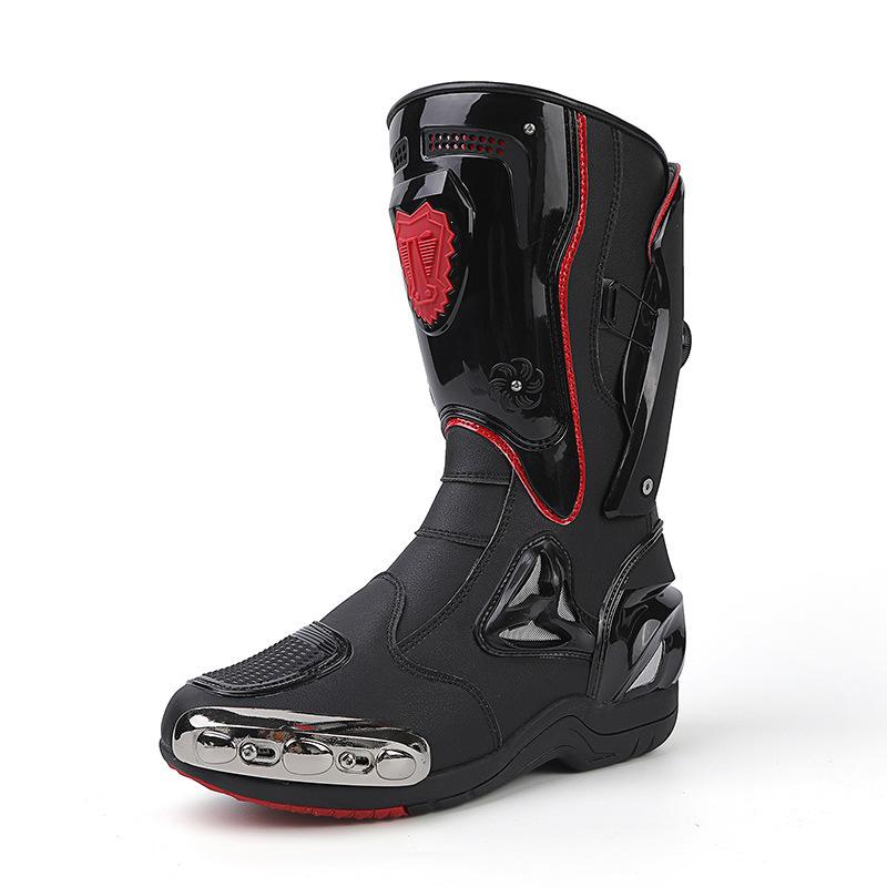 Motorrad-Stiefel für Herren und Damen für alle Jahreszeiten - Offroad-Renn-Kurzstiefel