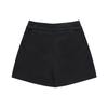 Fila Fusion Baseball Series Solid Color Loose Knit Sports Shorts Women Shorts Deep-Black T11W322805F-BK