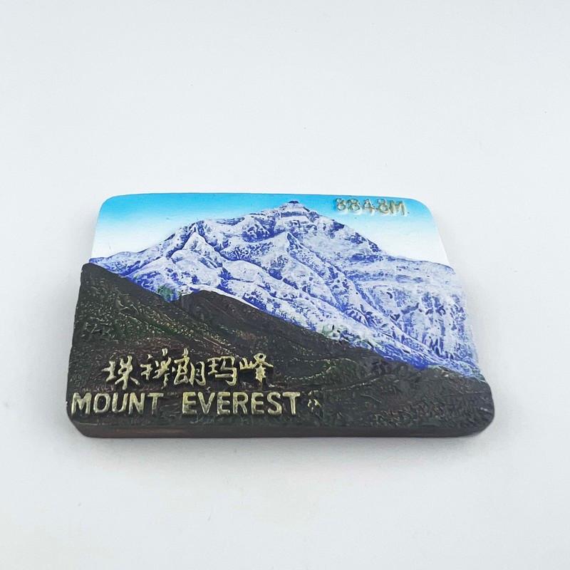 Tibet Kühlschrankmagnete Mount Everest Tourismus Souvenirs Reise Kühlschrankaufkleber Mount Qomolangma Magnetische Aufkleber Wohnkultur