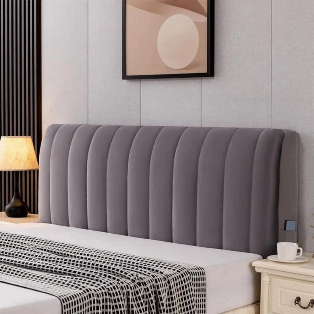 Thickened Flannel Bedside Cover All-inclusive Dust Cover Universal Bed Headboard Cover  Bedroom