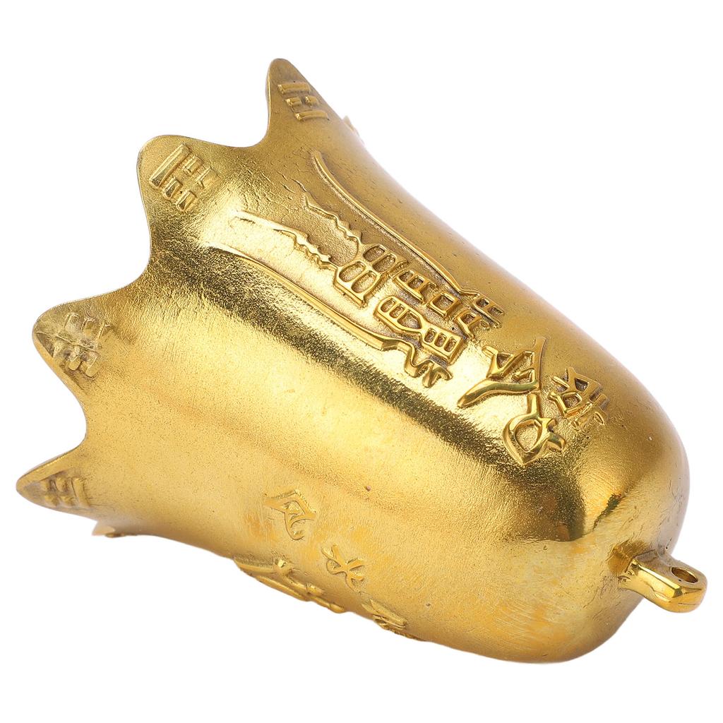 Hängende Glocke Messingmaterial 6,5 cm Durchmesser 8 cm Höhe Entzückend Glücklich Dekorativ Chinesisches Feng Shui