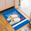 New York Crest Floor Mat for Living Room, Game Rooms, Office, Bedroom, Office Floor Mat Playful Design, Christmas Fan Gifts