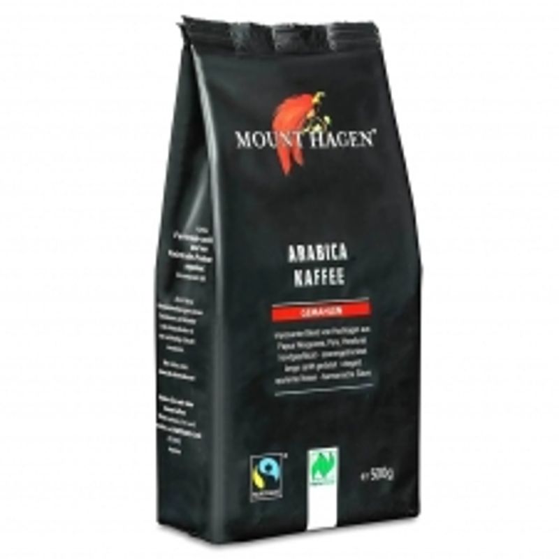 Mount Hagen BIO Fair Trade Roasted Ground Coffee Powder 500g