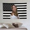 Black USA Flag Tapestry 1pc Creator Fan Teen Dorm Bedroom Decor