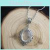 Viking Style Magnifying Necklace Gothic Steampunk Vintage Jewelry For Women