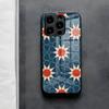 Muted Moroccan Mosaic Tiles Phone Case For IPhone 17 Air 16 E Pro Max 15 14 13 Mini 12 Pro 11 Max Plus Black Glass Cover