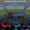 Car RGB Ambient LED Light Strip 1/2/3/4/5M APP Control USB Fiber Optic Atmosphere Lamp Neon Interior Console Decoration Lights