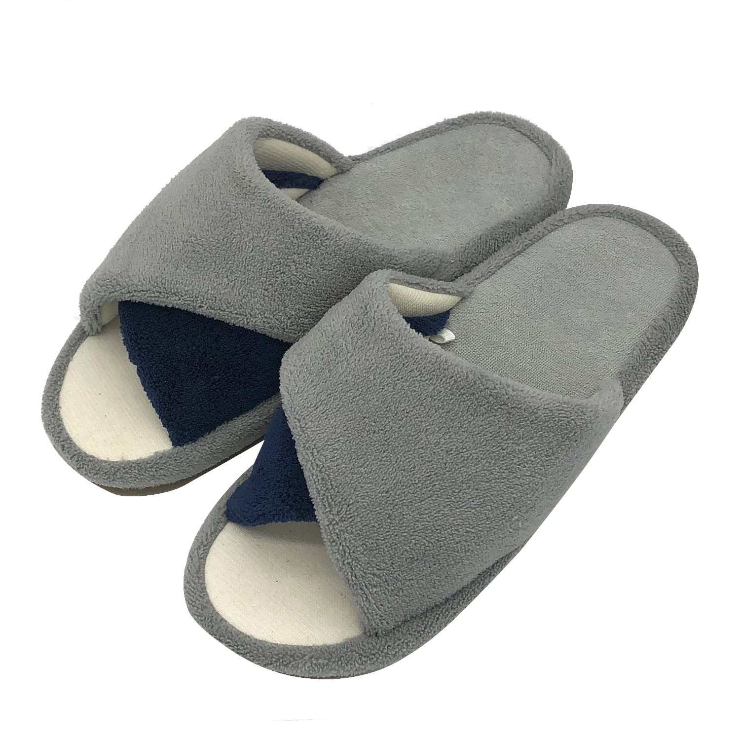 

Тапочки Nippon Slippers MOFF Cross Band серые 647922 25-26 см