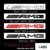 AMG Logo Auto Heck Kofferraum Auto Emblem Aufkleber Zubehör Für Mercedes Benz Brabus Smart Maybach W204 GLC CLA W205 W203 W206 W108
