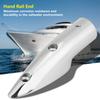 7 8  5 1 2 Degree Stainless Steel Marine Boat Hand Rail End Top Mount Hardware Fitting