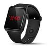 Unisex 2023 Black LED Sports Watch with Night Light for Teens and Students