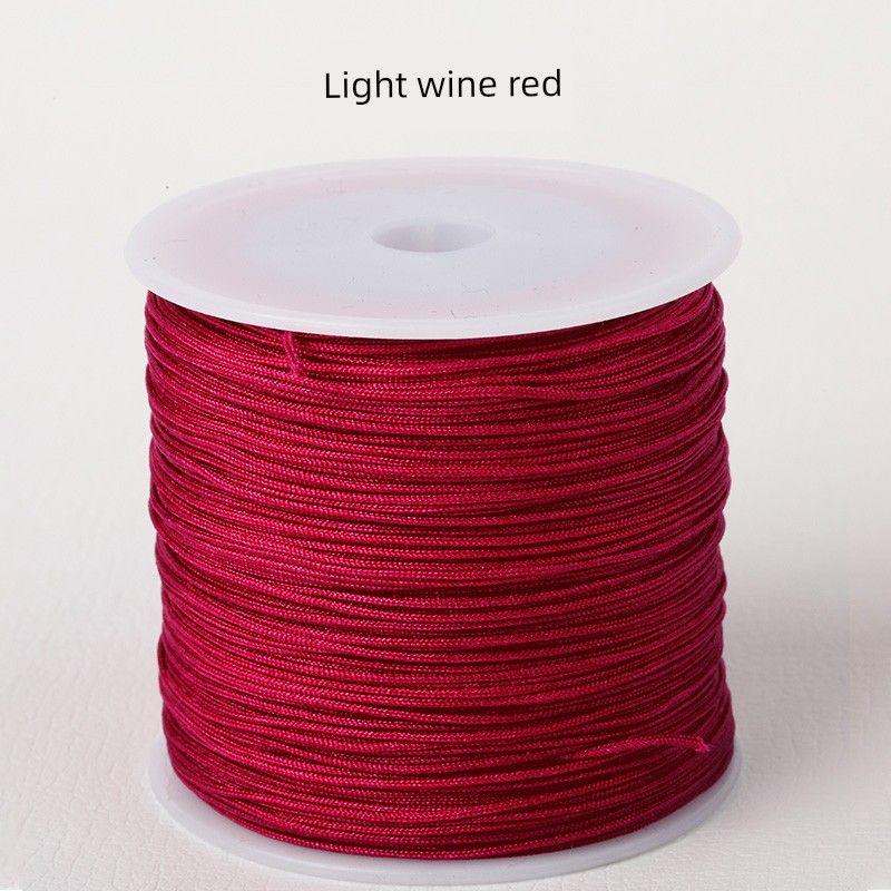 No. 72 Jade Thread 100 M Handmade Braided Rope Bracelet Red Rope Braid Rope Thread Carrying Strap String Jewelry Thread DIY Material