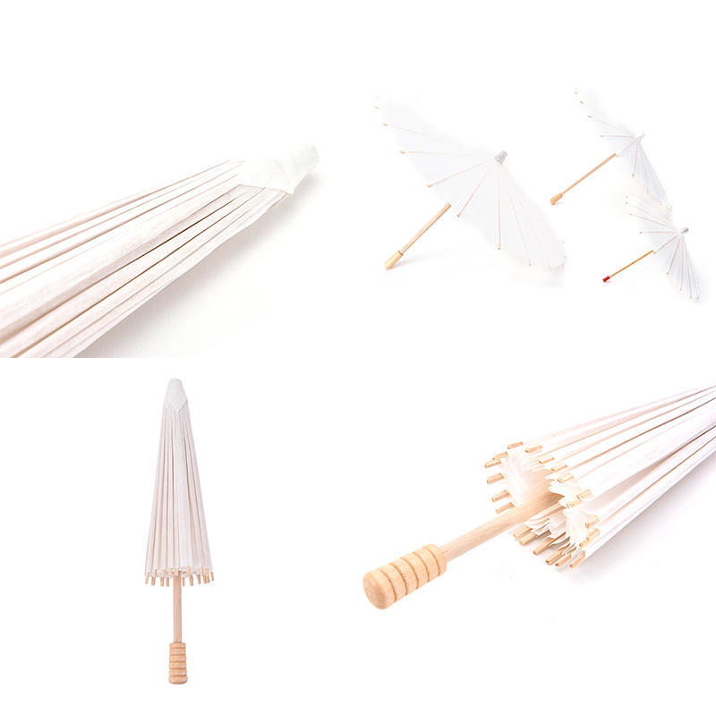 1 Pcs Paper Umbrella Kids Diy Accessory Chinese Traditional Craft Decoration
