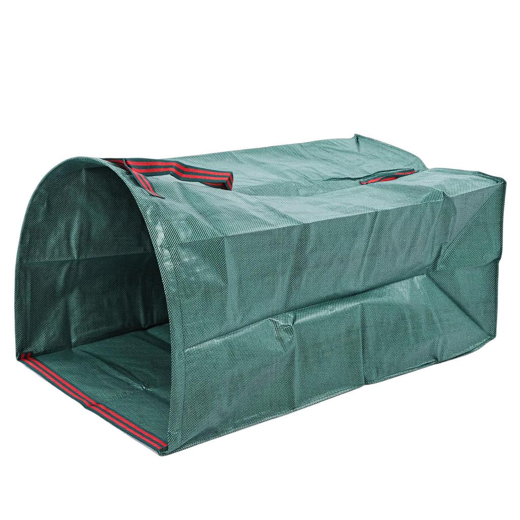 Leaf Bag Large Capacity Dustpan Type Foldable Reusable Garden Waste Collector Bag with Handles for Yard Cleaning