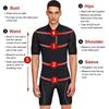 Mens Cycling Jersey Short Sleeve Breathable Quick Dry Bike Shirt Road Team Wear