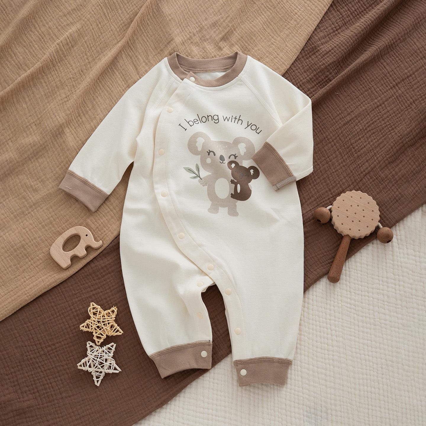 

Unisex All-Season Pure Cotton Newborn Romper with Diagonal Snap Closure, A-Grade, Ideal Base Layer for Small Infants First 100 Days 59 cm