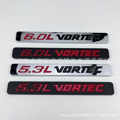 Suitable for 5.3L VORTEC Emblem 6.0L VORTEC Personalized Car Decoration Sticker