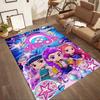 Stars And Characters Dance Square rugs are a great choice for living rooms, bedrooms, home décor, and as gifts.