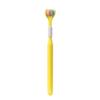 3 Sided Toothbrush Adult Three Headed U-shaped Macaroon Color Toothbrush GZW