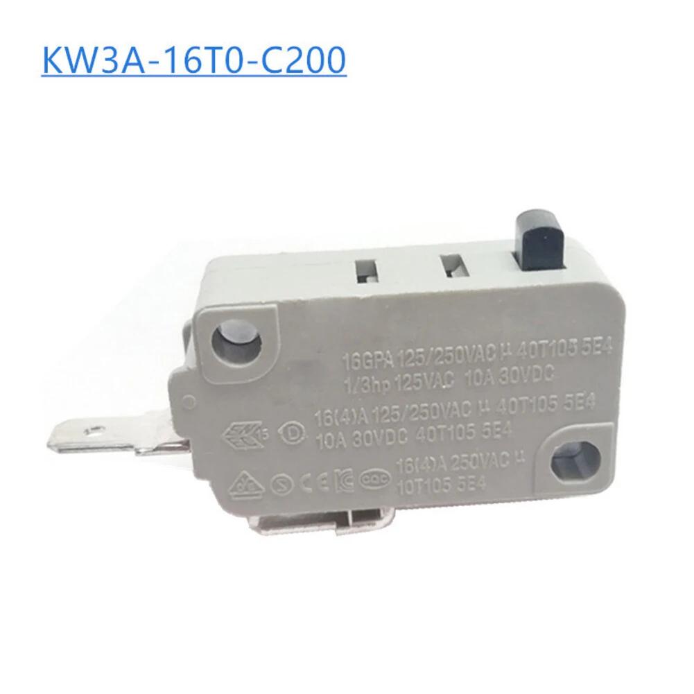 1pc KW3A Microwave Oven Travel Switch Limit Switch Kitchen Normally Closed Switch For Kitchen Appliances Accessories