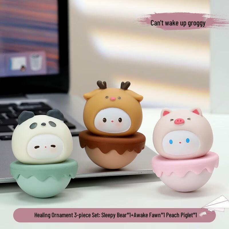 Fumede Cute Animal Tumbler Ornament Set