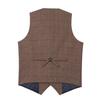 Men's Vests Tweed Suit Business Clothing for Men Striped Waistcoat Punk Vest Groomman Wedding Brown Black Grey Jacket Bleazer