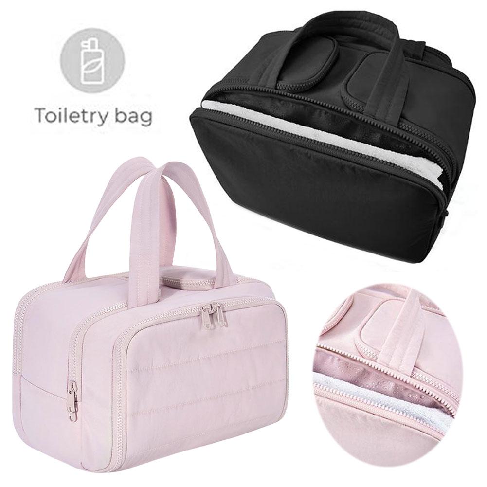 Travel Cosmetic Bag Large Portable Storage Bag Lightweight Travel Organizer for Accessories Shampoo