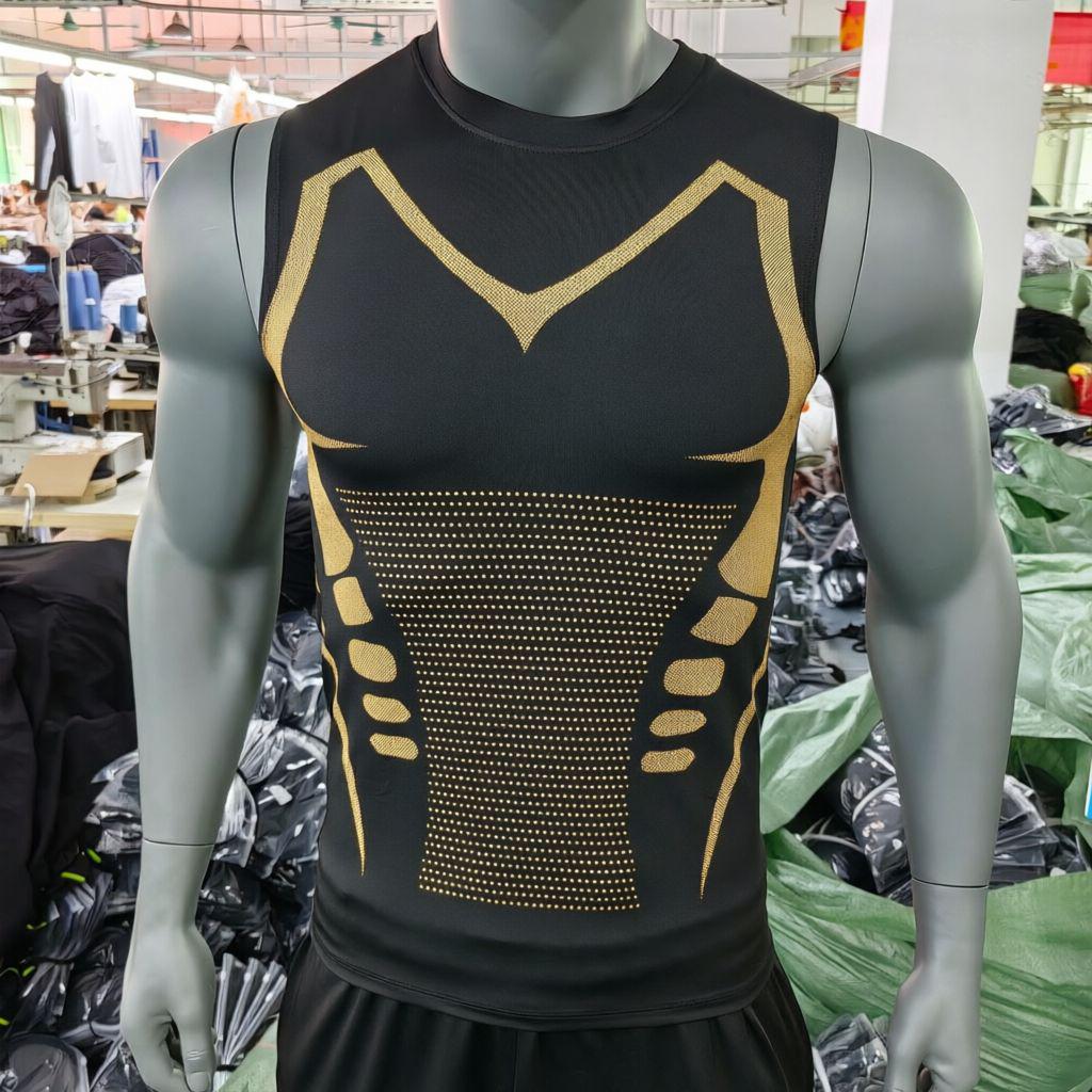 Chaleco Deportivo de Secado Rápido para Hombre de Corte Ajustado: Top de Fitness Transpirable, Sin Mangas y Elástico para Verano