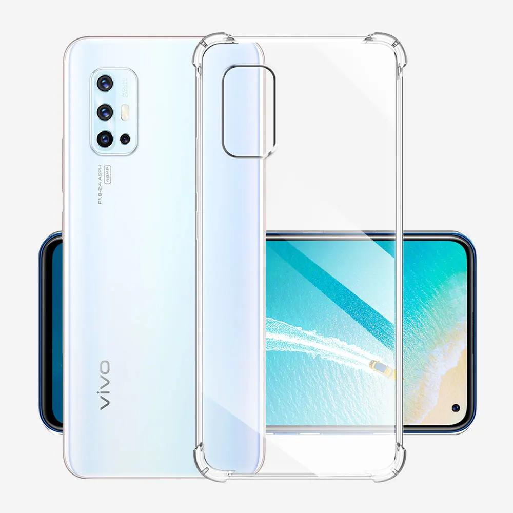 For Vivo V17 V19 IND Case Crystal Shell Soft Silicone Phone Cover For Vivo V 19 Neo Clear Shockproof Airbag TPU Protector Fundas