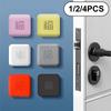 1/2/4 Pcs Self-Adhesive Silicone Door Stopper Wall Protectors Mute Anti-Shock Buffer Crash Pad Door Handle Protection