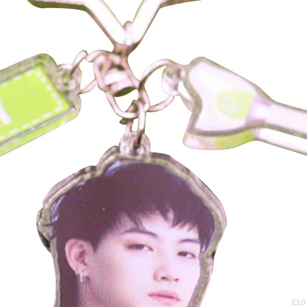 Acrylic Keychain Portable Versatile Adorable Keyring for Women Birthday Gift Style A