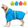 Waterproof Dog Rain Cloak High Visibility Pet Fluorescent Clothes Pet Rain Jacket Bulldog